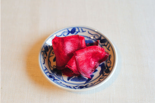 紅くるりの甘酢漬け