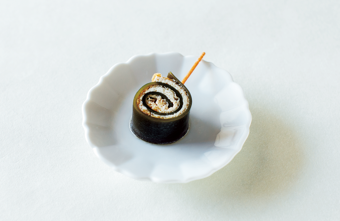 お揚げの昆布巻き